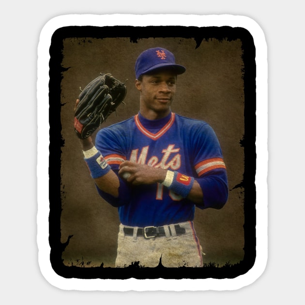 Darryl Strawberry - New York Mets, 1980 Sticker by anjaytenan